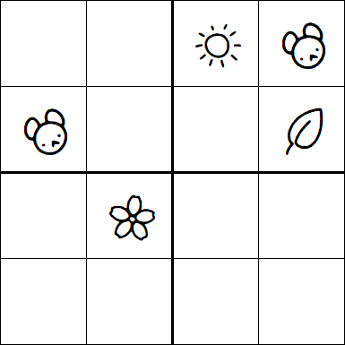 Kids Sudoku 4x4 - Difícil