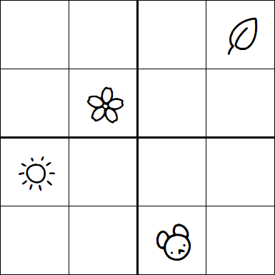 Kids Sudoku 4x4 - Difícil