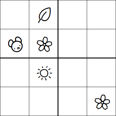 Kids Sudoku 4x4 - Difícil