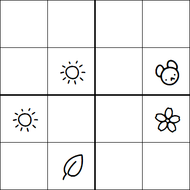 Kids Sudoku 4x4 - Difícil