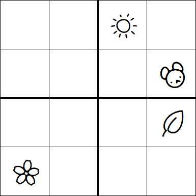 Kids Sudoku 4x4 - Difícil