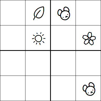 Kids Sudoku 4x4 - Difícil