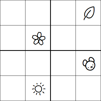 Kids Sudoku 4x4 - Difícil