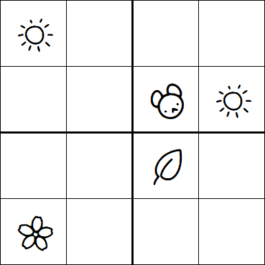 Kids Sudoku 4x4 - Difícil