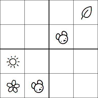 Kids Sudoku 4x4 - Difícil