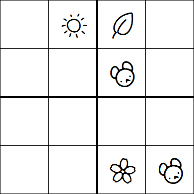 Kids Sudoku 4x4 - Difícil