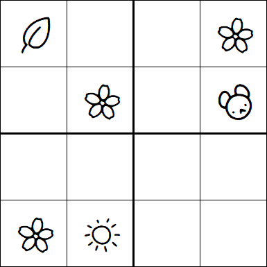 Kids Sudoku 4x4 - Difícil