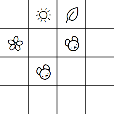 Kids Sudoku 4x4 - Difícil