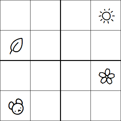 Kids Sudoku 4x4 - Difícil