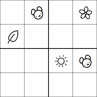 Kids Sudoku 4x4 - Difícil