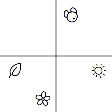 Kids Sudoku 4x4 - Difícil