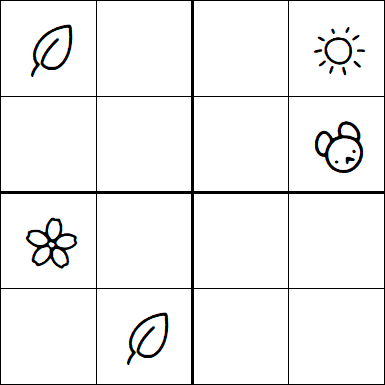 Kids Sudoku 4x4 - Difícil