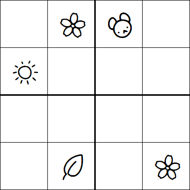 Kids Sudoku 4x4 - Difícil