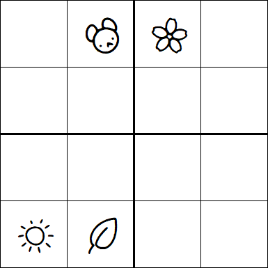 Kids Sudoku 4x4 - Difícil