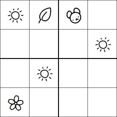 Kids Sudoku 4x4 - Difícil