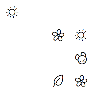 Kids Sudoku 4x4 - Difícil