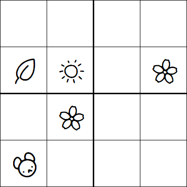 Kids Sudoku 4x4 - Difícil
