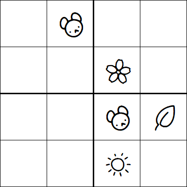 Kids Sudoku 4x4 - Difícil