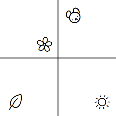Kids Sudoku 4x4 - Difícil