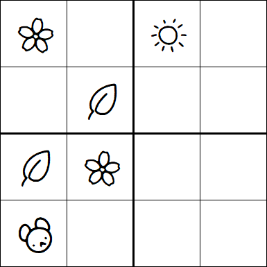 Kids Sudoku 4x4 - Difícil