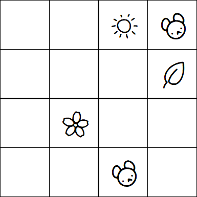 Kids Sudoku 4x4 - Difícil