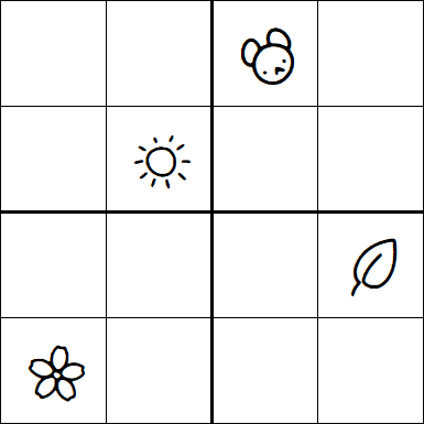 Kids Sudoku 4x4 - Difícil
