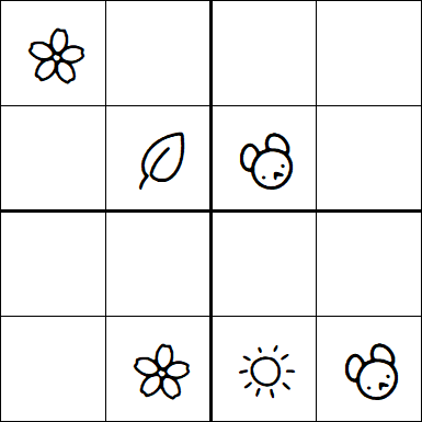 Kids Sudoku 4x4 - Difícil