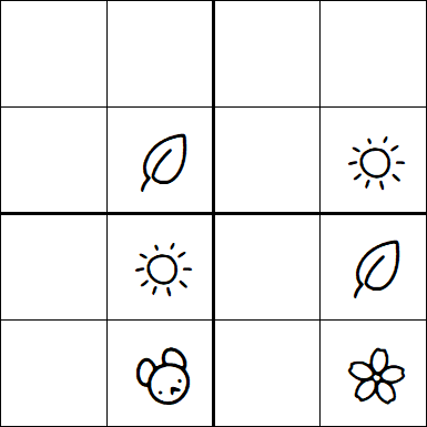 Kids Sudoku 4x4 - Difícil