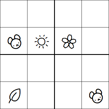 Kids Sudoku 4x4 - Difícil