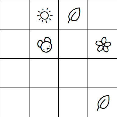 Kids Sudoku 4x4 - Difícil
