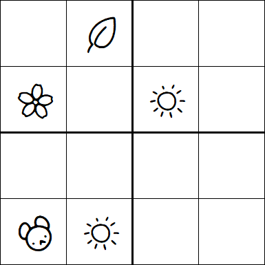 Kids Sudoku 4x4 - Difficile