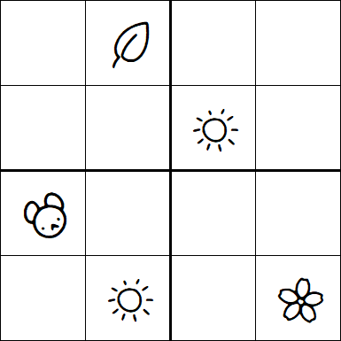 Kids Sudoku 4x4 - Difficile
