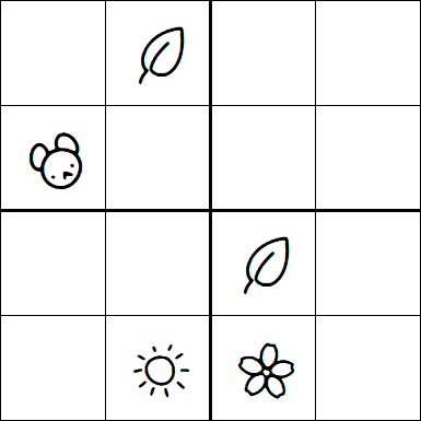 Kids Sudoku 4x4 - Difficile