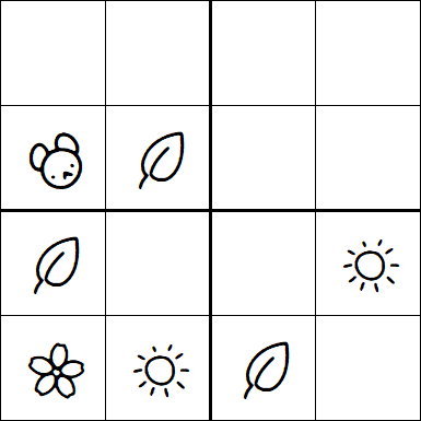 Kids Sudoku 4x4 - Difficile