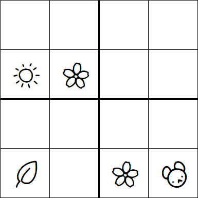 Kids Sudoku 4x4 - Difficile