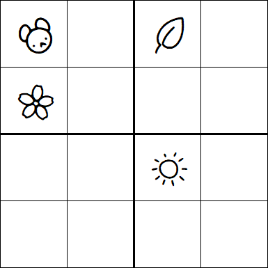 Kids Sudoku 4x4 - Difficile