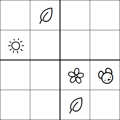 Kids Sudoku 4x4 - Difficile