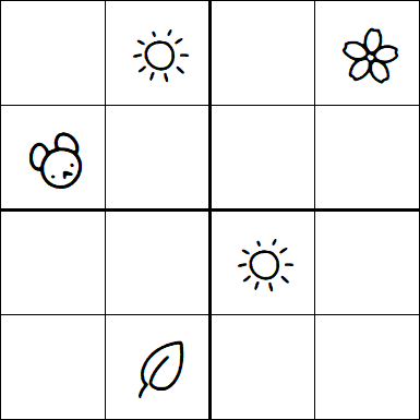 Kids Sudoku 4x4 - Difficile