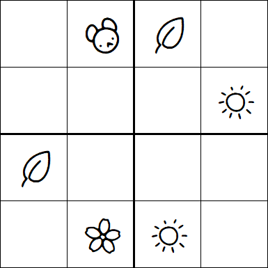 Kids Sudoku 4x4 - Difficile