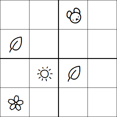 Kids Sudoku 4x4 - Hard