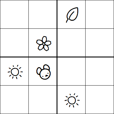 Kids Sudoku 4x4 - Difficile