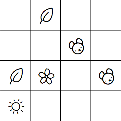 Kids Sudoku 4x4 - Difficile