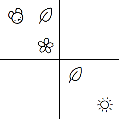 Kids Sudoku 4x4 - Difficile