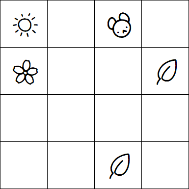 Kids Sudoku 4x4 - Hard