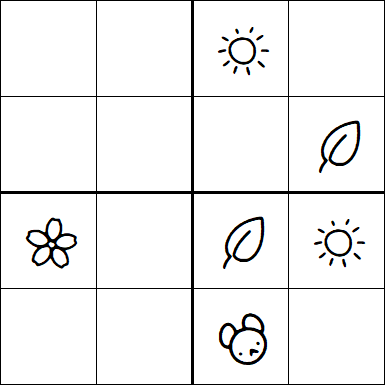 Kids Sudoku 4x4 - Hard