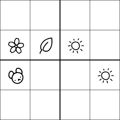 Kids Sudoku 4x4 - Difficile