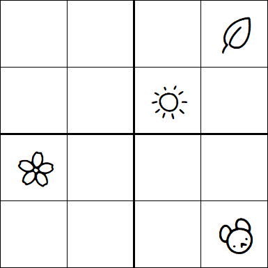 Kids Sudoku 4x4 - Difficile