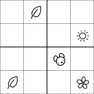 Kids Sudoku 4x4 - Hard