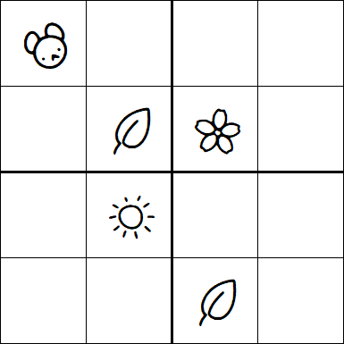 Kids Sudoku 4x4 - Difficile