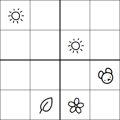 Kids Sudoku 4x4 - Difficile